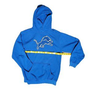 Detroit Lions men’s small blue hooded sweatshirt